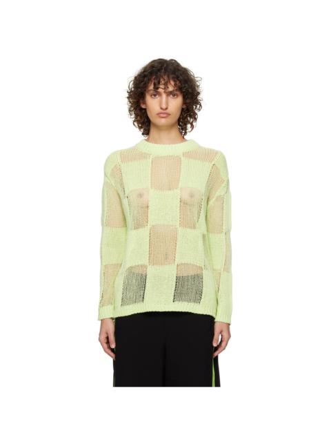 Green Check Sweater