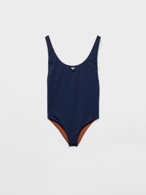 One-piece jersey swimsuit
