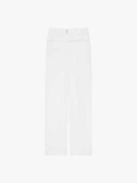 OVERSIZED JEANS IN MIXED DENIM