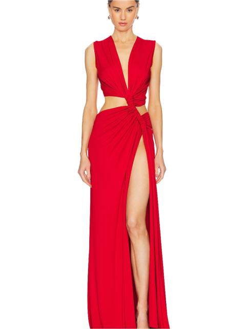 Triple Loop Knit Dress