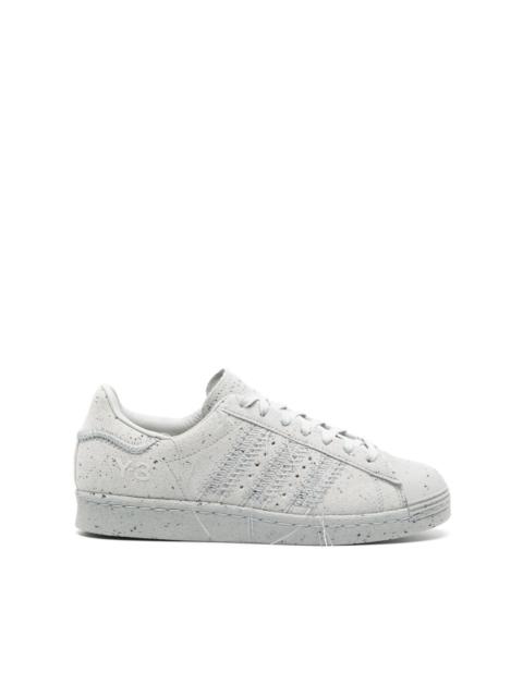 Superstar exposed-seam suede sneakers