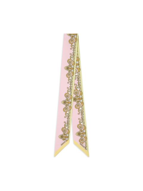 Barocco-print scarf