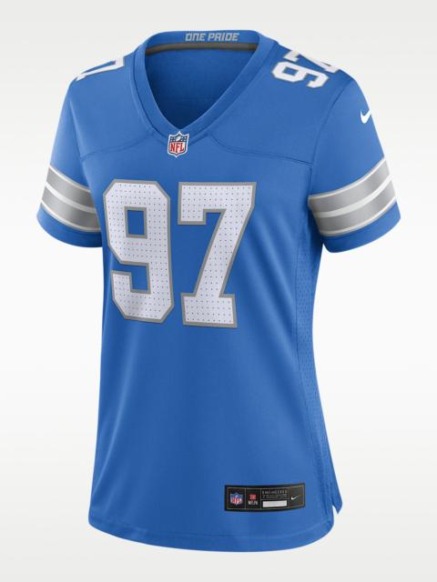Aidan Hutchinson Detroit Lions Women's Nike NFL Game Football Jersey