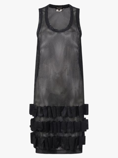MESH SINGLET DRESS | BLACK