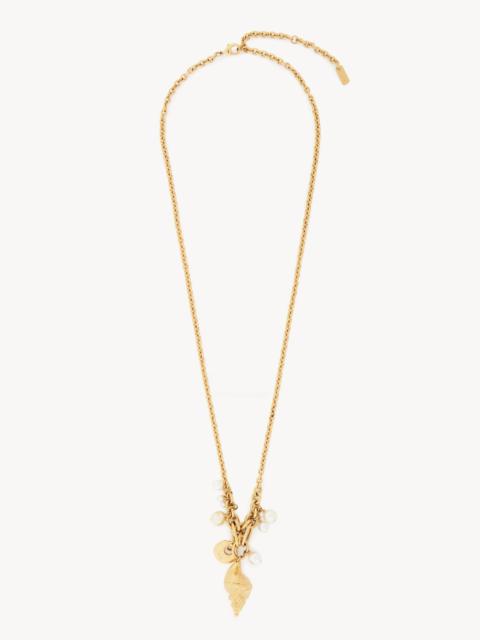 THE CHLOÉ SHELLS PENDANT NECKLACE
