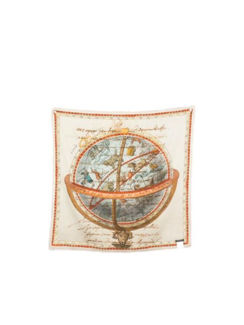 Little World Map map-graphic scarf