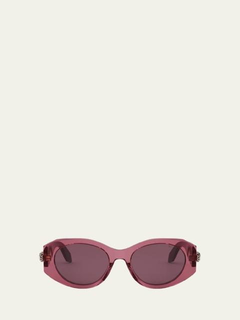 Serpenti Oval Sunglasses