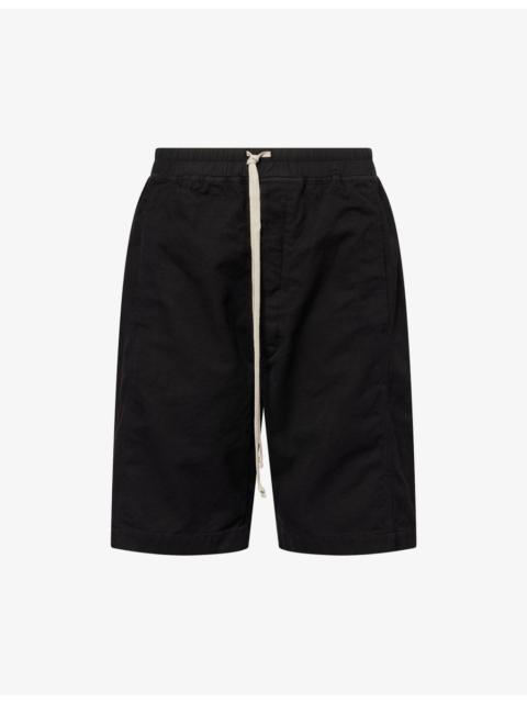 Pusher Wide-Leg Cotton Shorts