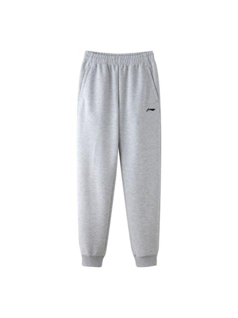 Li-Ning Logo Joggers Sweatpants 'Light Grey' AKLT619-2