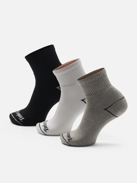 Bowden 3-Pack Full Cushion Quarter Sock