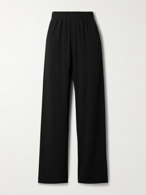Maud Crepe Wide-leg Pants