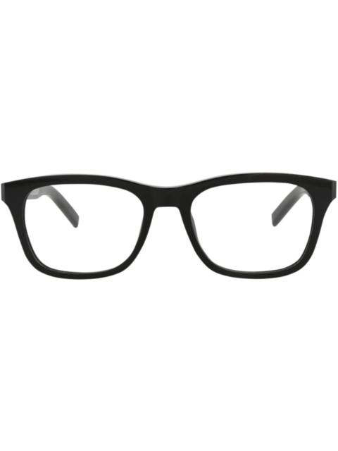 Berluti Square-Frame Acetate Optical Frames Black Black Transparent (BL50004I-55-001)