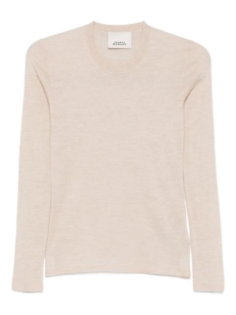 long-sleeve round-neck sweater