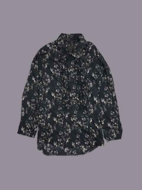 SHREDDED SEAM RUFFLE SHIRT