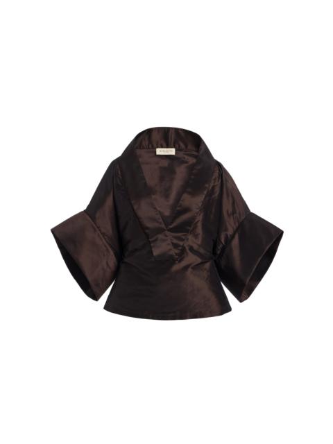 Winslow Silk Top brown