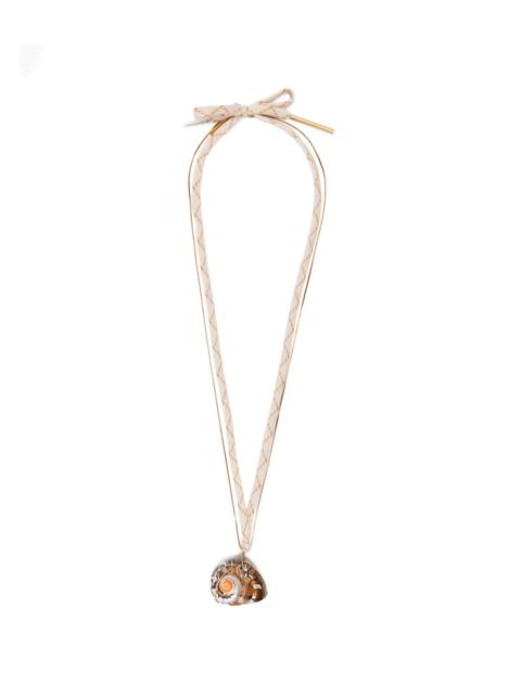 Dries Van Noten Shell Pendant Necklace