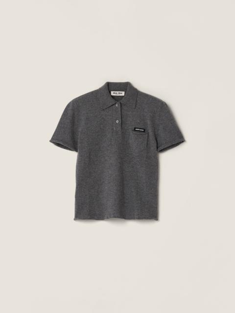 Cashmere polo shirt