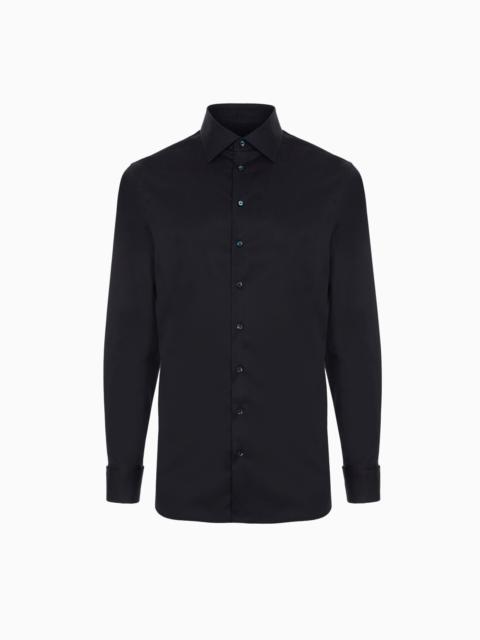 Luxury cotton twill shirt