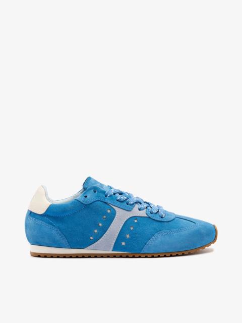 Stella Sneaker In Azure Suede