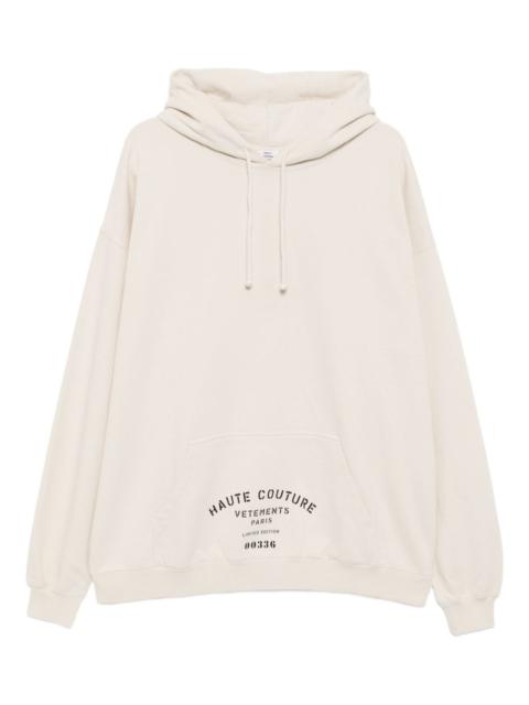 logo-print hoodie