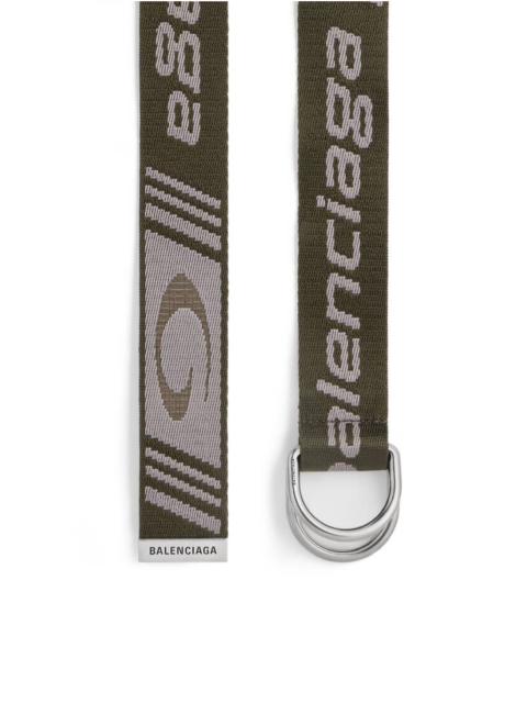 Men's D Ring Belt in Khaki/grey