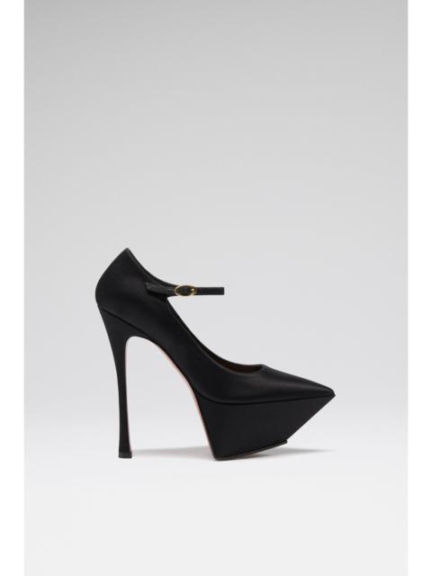 YIGIT PUMP 150 BLACK SATIN