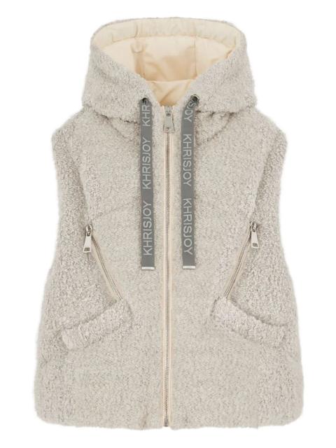 hooded gilet