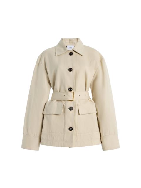 Brixson Cotton-Twill Jacket off-white