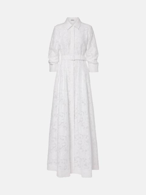 Courtney organza jacquard gown