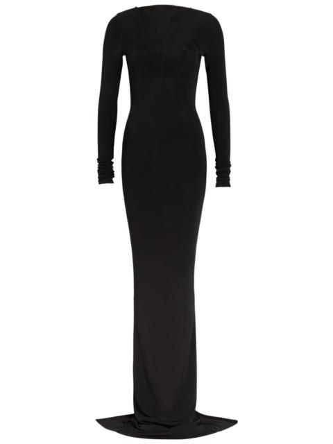 Rick Owens Temple Panelled Stretch-tulle Gown