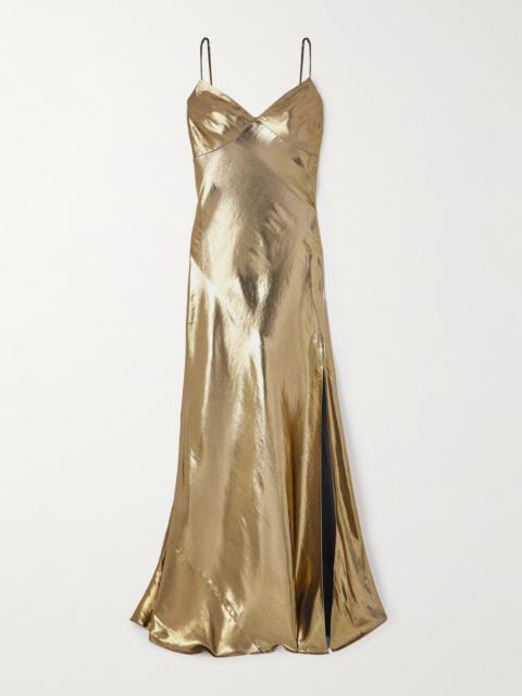 Satin Maxi Dresss