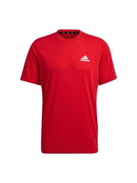 adidas Aeroready Designed to Move Feelready Sport Tee 'Red' GT5552