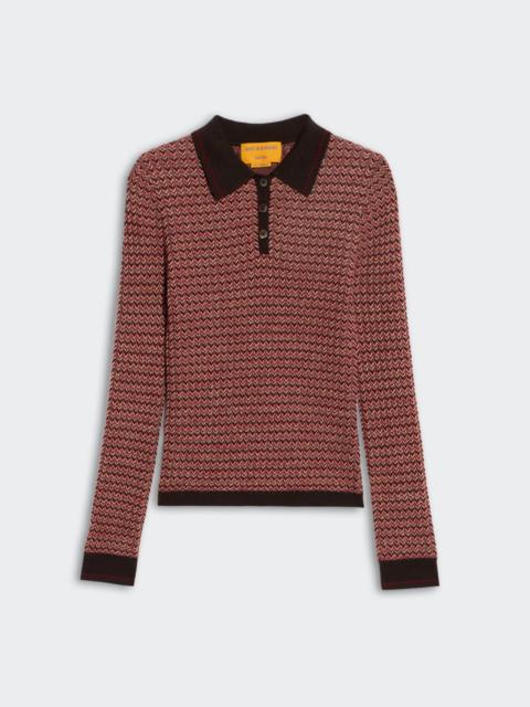 Chevron L/S Shrunken Polo