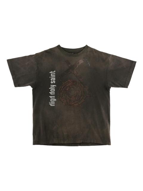 Saint Mxxxxxx Anchor T-Shirt Vintage Black