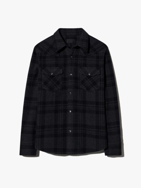 TRAVIS CASHMERE BUTTON UP