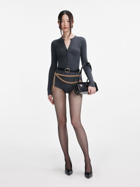 Grey Wool Knit Playsuit