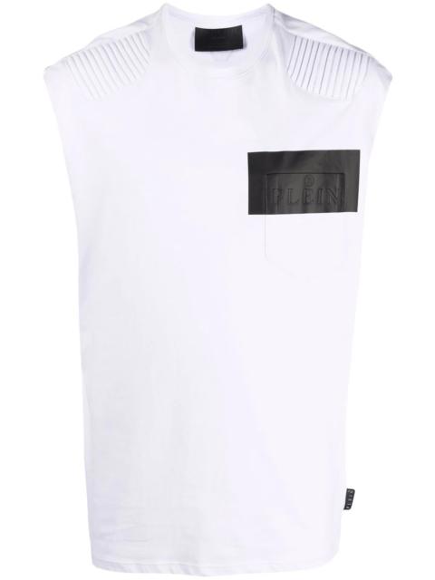 logo sleeveless top