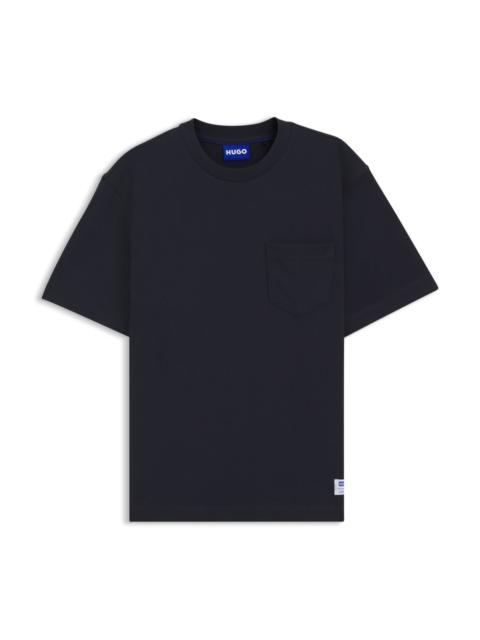 LOGO-LABEL T-SHIRT IN COTTON JERSEY