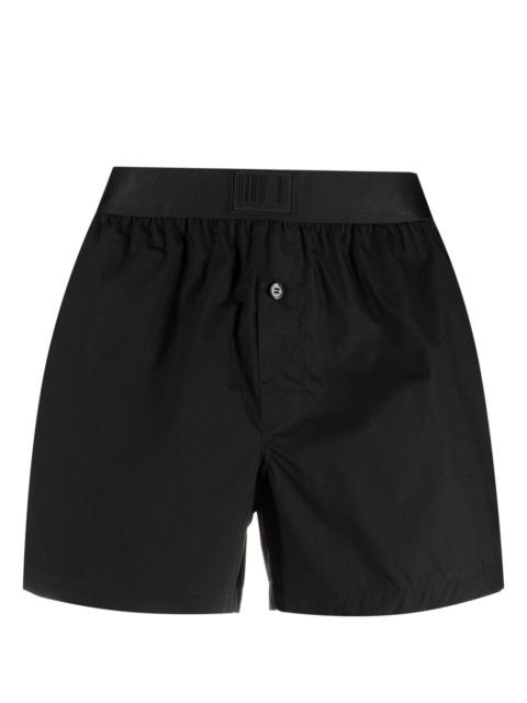 logo-patch swimming shorts