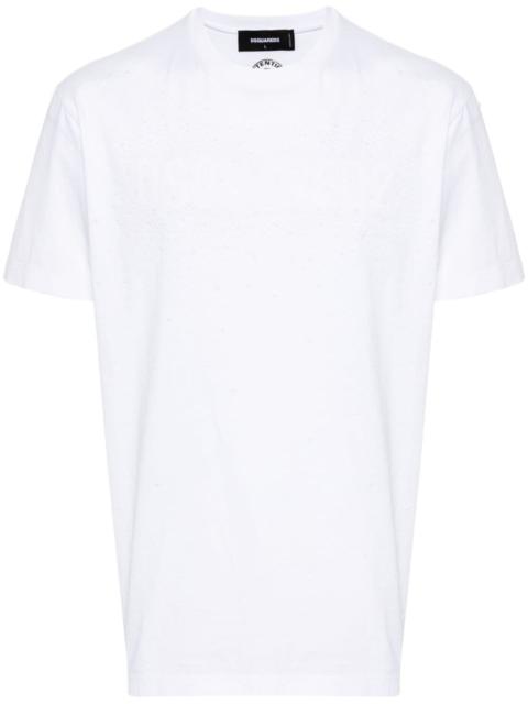 logo-embellished cotton T-shirt