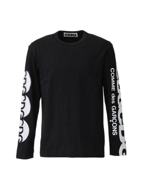 COMME des GARCONS CDG Classical String mark Logo Long-sleeve Tee 'Black' SZ-T008-051-1