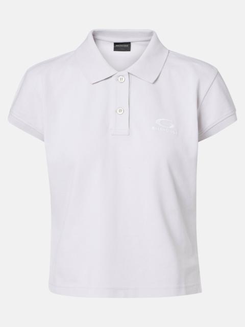 Cotton piqué polo shirt