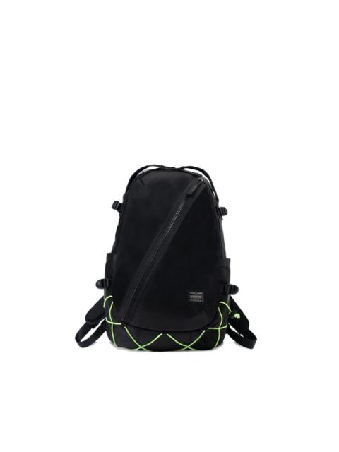 Things diagonal-zip cross-strap backpack