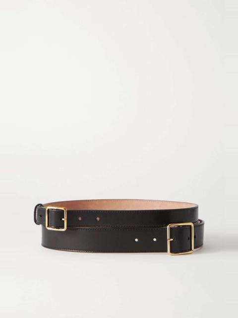 Leather waist belt