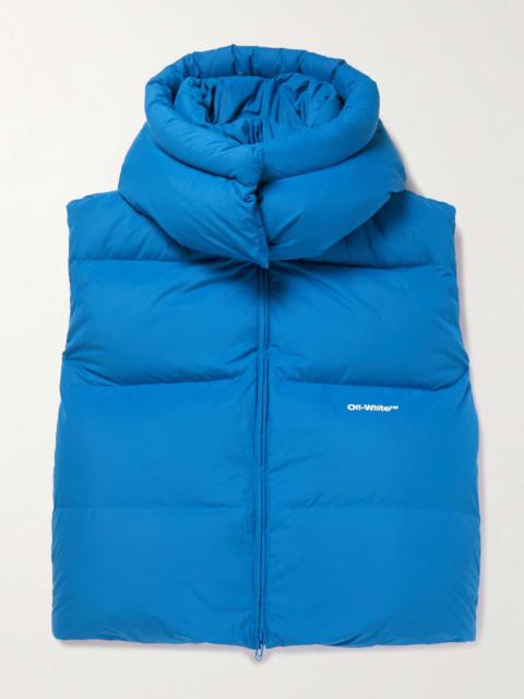 Bounce Printed Quilted Shell Down Coat