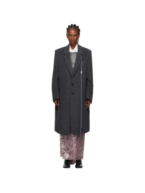 Gray Viv High Comfort Tailored Coat