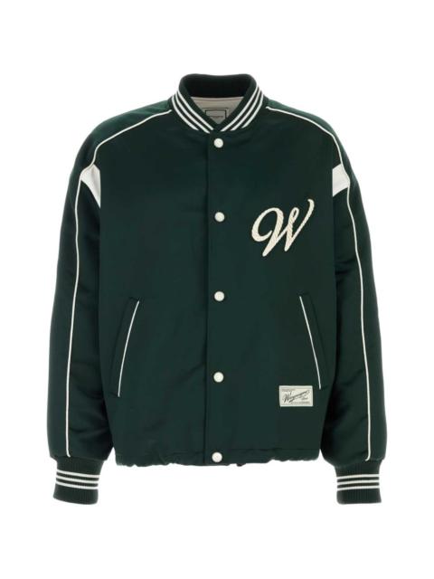 logo bomber jacket