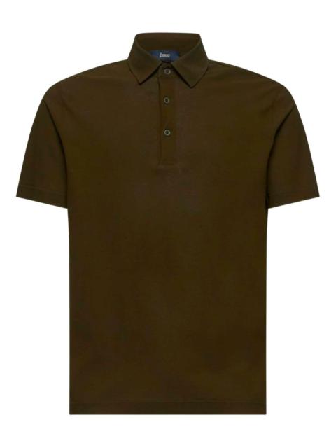 three-button polo shirt