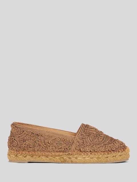 ESPADRILLES WITH PAISLEY EMBROIDERY
