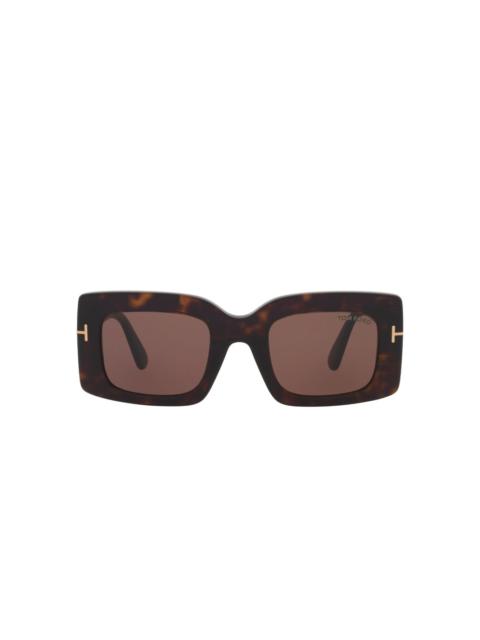 geometric-frame sunglasses